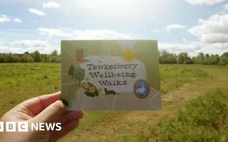 Wellbeing walking maps to encourage green travel